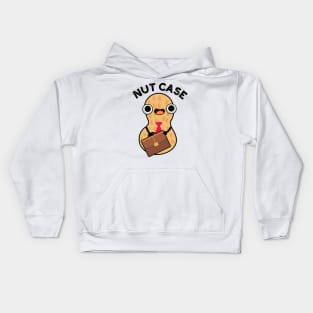 Nut Case Funny Peanut Puns Kids Hoodie